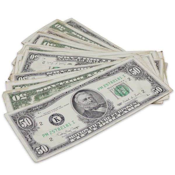 $50 RealAged® 1990 Series Bills - 500 Bills at Prop Money Inc.