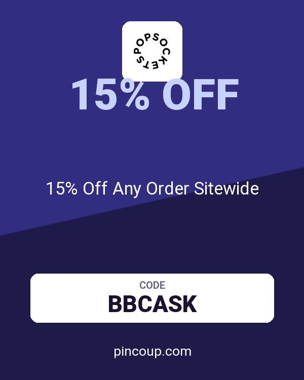 PopSockets coupon: 15% Off Any Order Sitewide