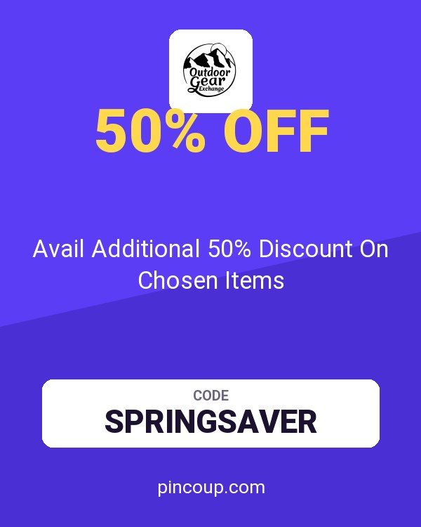Outdoor Gear Exchange coupon: Avail Additional 50% Discount On Chosen Items