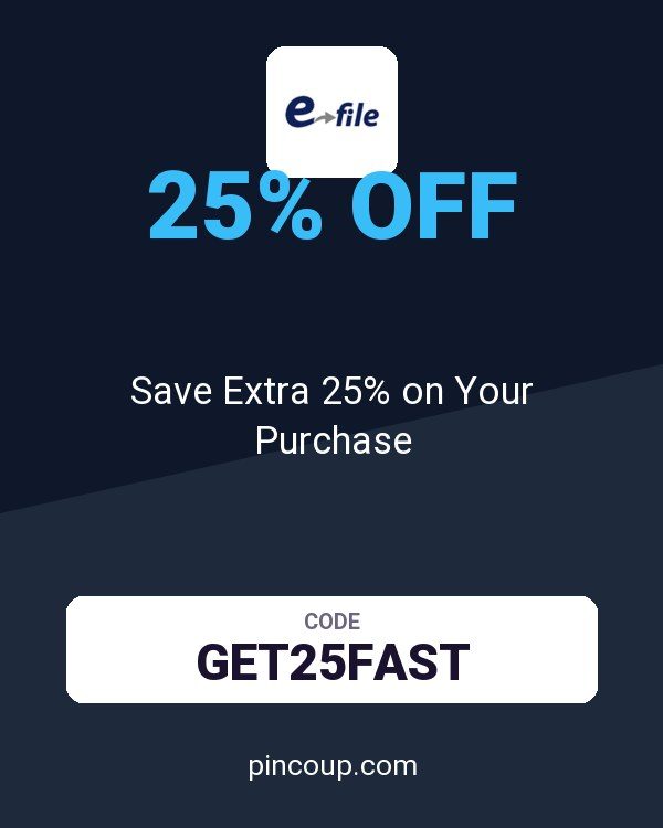 E-file.com coupon: Save Extra 25% on Your Purchase