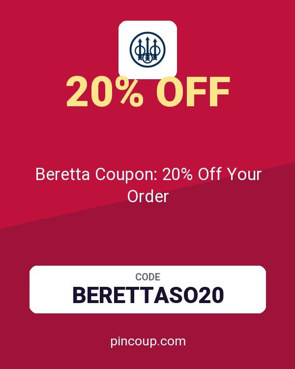 Beretta Coupon: 20% Off Your Order