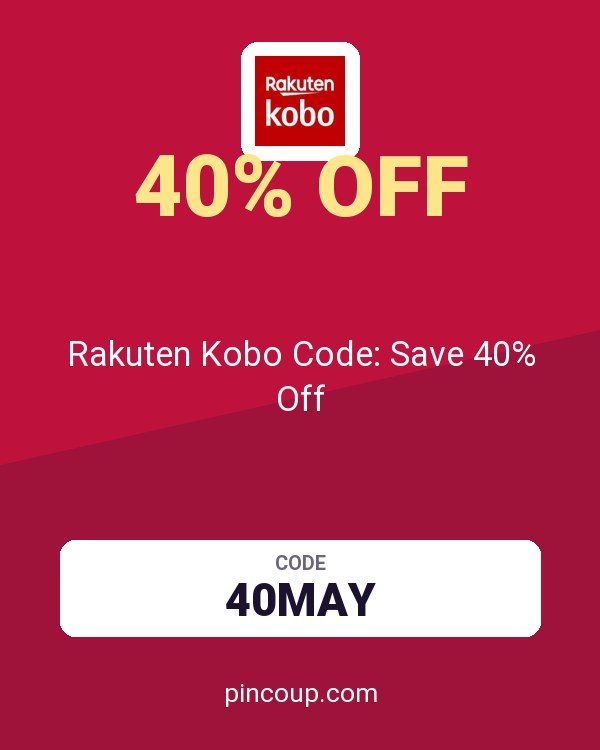 Rakuten Kobo Code: Save 40% Off