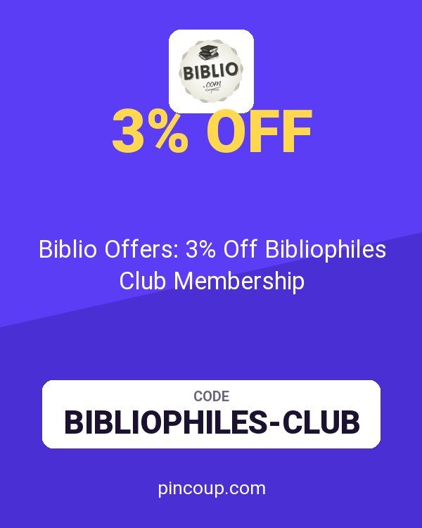 Biblio, Inc. coupon: Biblio Offers: 3% Off Bibliophiles Club Membership