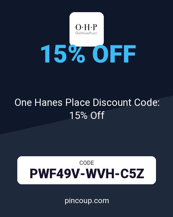 OneHanesPlace.com coupon: One Hanes Place Discount Code: 15% Off
