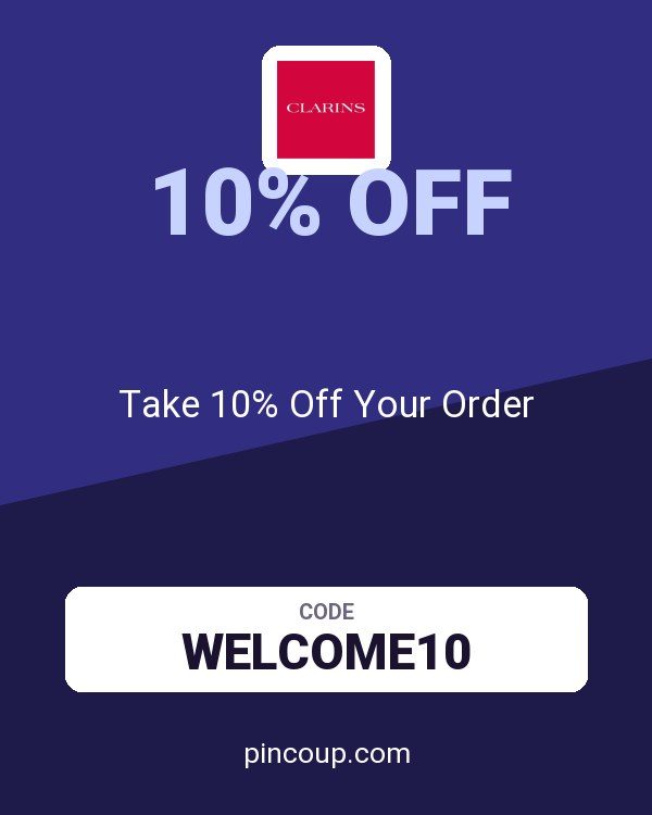 Clarins coupon: Take 10% Off Your Order