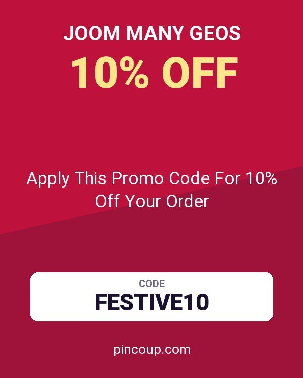 Joom Many GEOs coupon: Apply This Promo Code For 10% Off Your Order