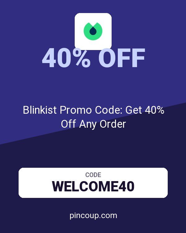 Blinkist Promo Code: Get 40% Off Any Order
