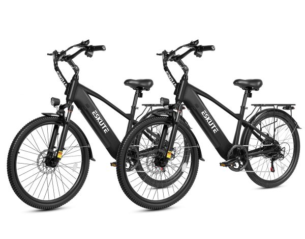 Eskute® Ebike Combo Sale C200 SO2 - Black2 at Eskute Ebikes