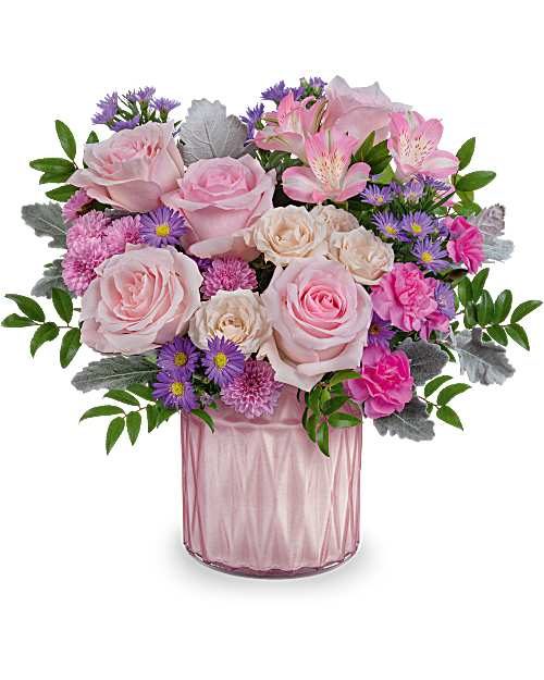 Pink | Mixed Bouquets | Dazzling Gem Bouquet | Same Day Flower Delivery by Teleflora