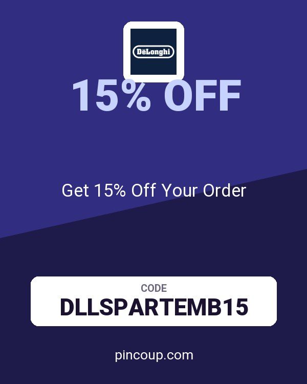 Delonghi coupon: Get 15% Off Your Order