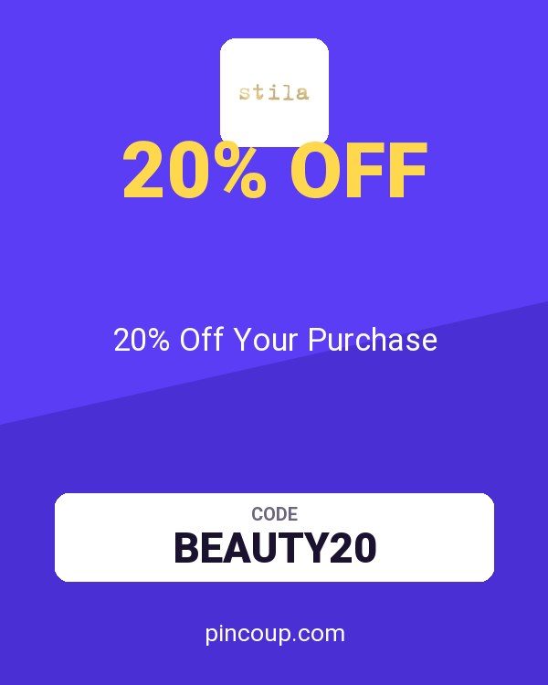 Stila Cosmetics coupon: 20% Off Your Purchase