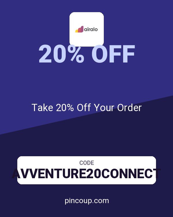 Airalo coupon: Take 20% Off Your Order