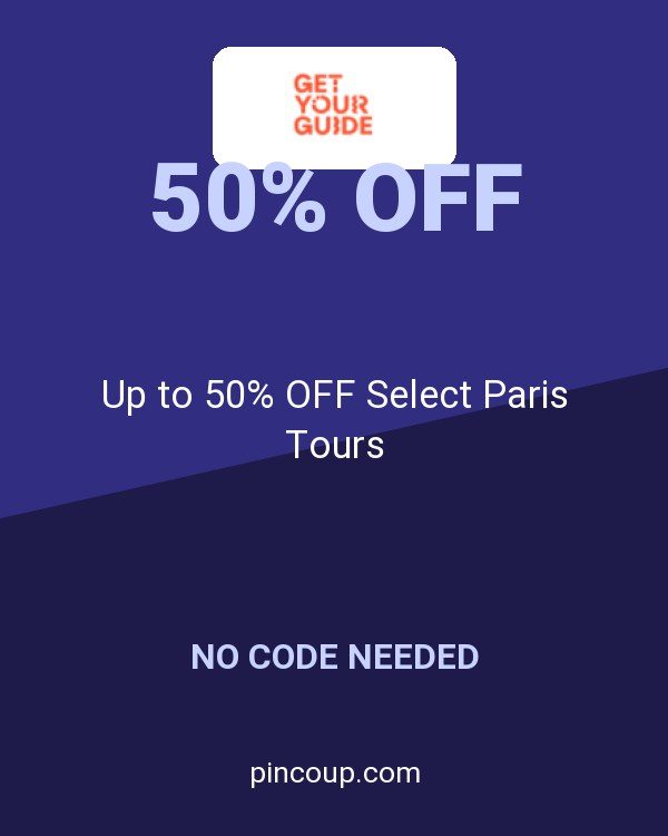 GetYourGuide coupon: Up to 50% OFF Select Paris Tours