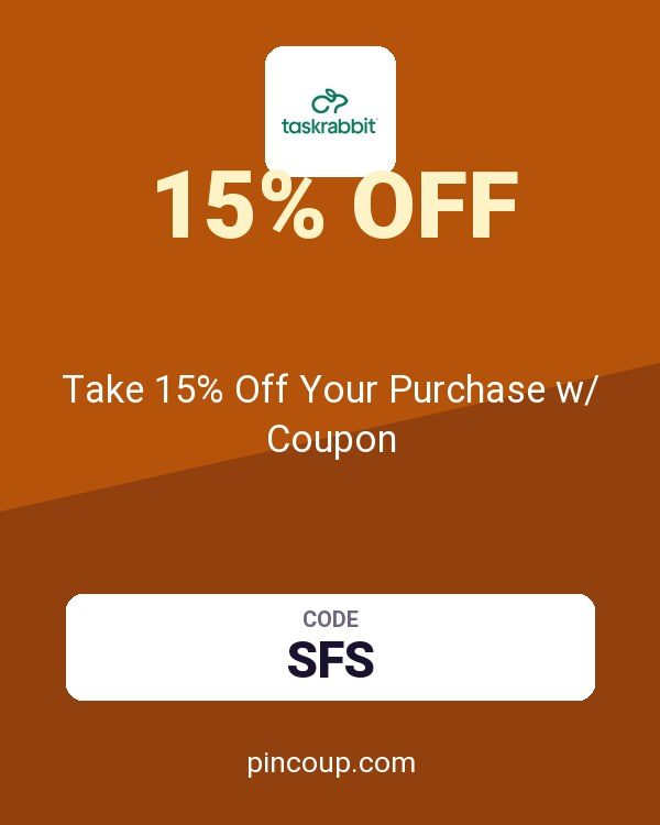 Taskrabbit North America: Take 15% Off Your Purchase w/ Coupon