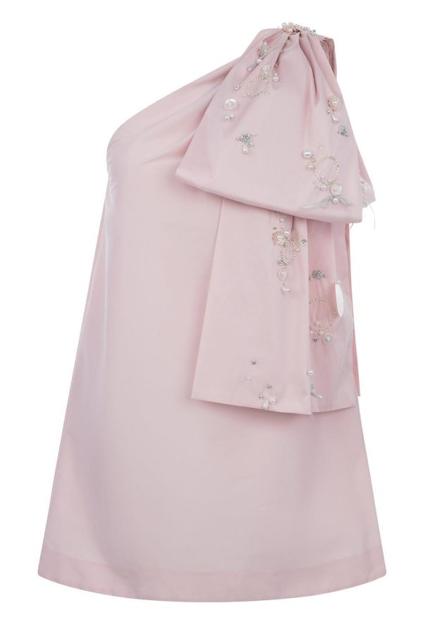 Short Dress Winnie Pearl Embroidery Dress at Marissa Collections