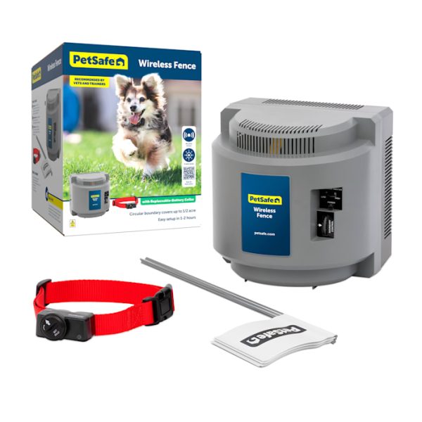 PetSafe Original Wireless Electric Fence for Dogs, Red at PETCO Animal Supplies