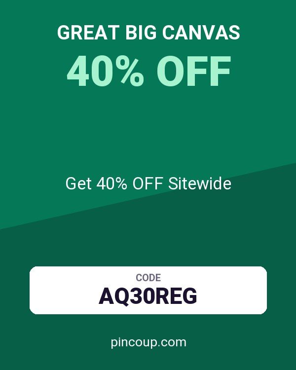 Great Big Canvas coupon: Get 40% OFF Sitewide