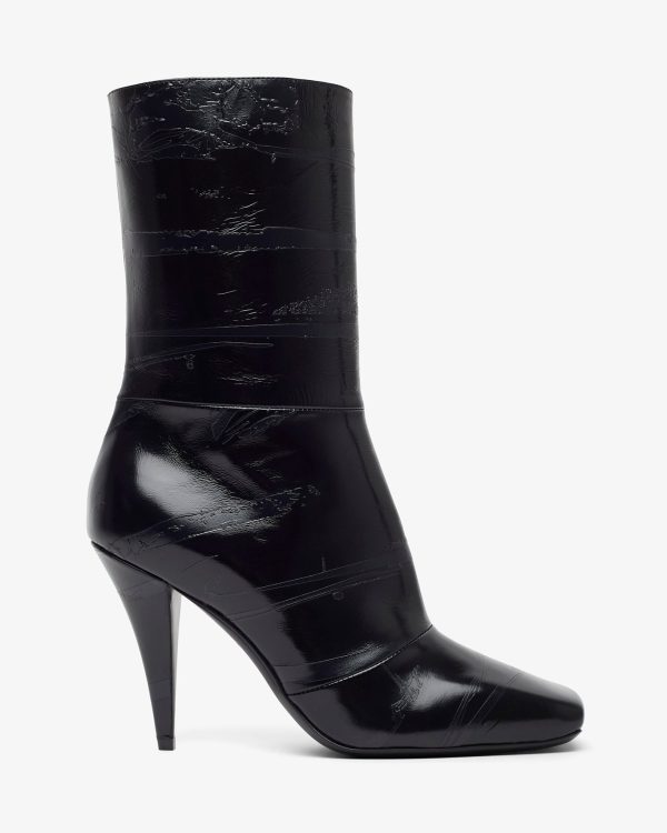 Black 95 zipped ankle boots at Savannah's