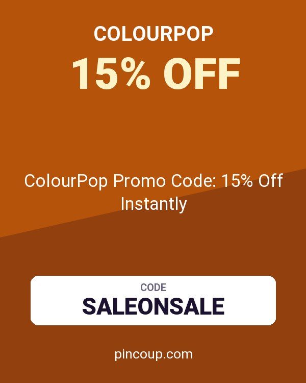 ColourPop Promo Code: 15% Off Instantly