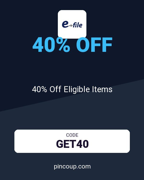 E-file.com coupon: 40% Off Eligible Items