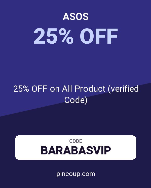 ASOS coupon: 25% OFF on All Product (verified Code)