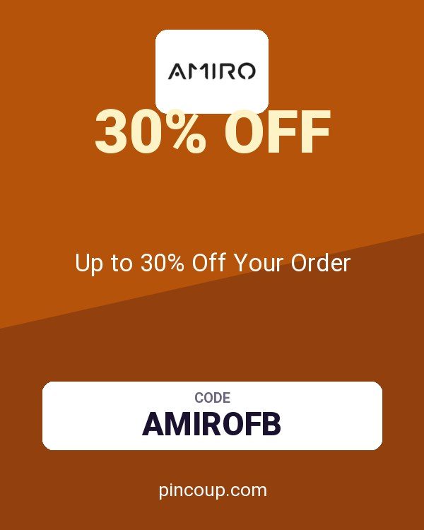 AMIRO coupon: Up to 30% Off Your Order