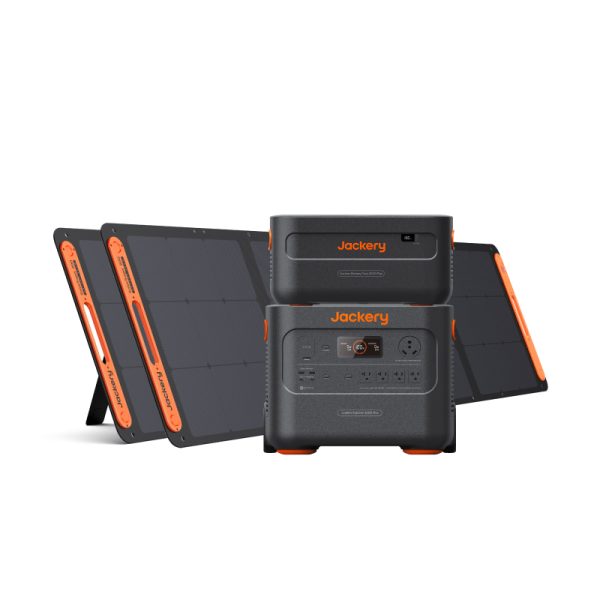 Jackery Solar Generator 2000 Plus Kit (4kWh) - Explorer 2000 Plus Kit (4kWh) + SolarSaga 200W x 2