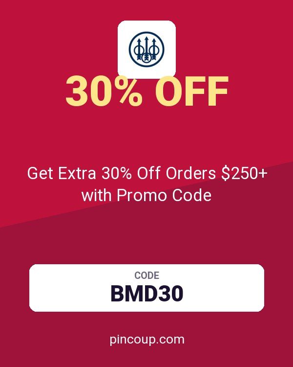 Beretta coupon: Get Extra 30% Off Orders $250+ with Promo Code