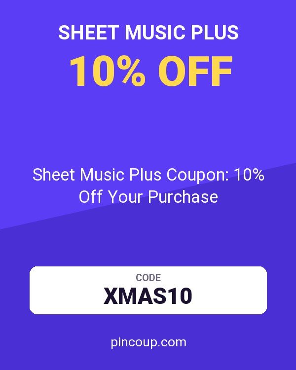 Sheet Music Plus Coupon: 10% Off Your Purchase