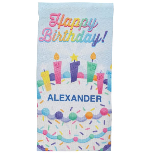 Personalized Happy Birthday Mini Garden Flag at Miles Kimball