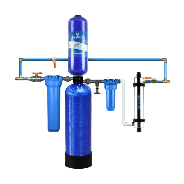 Rhino® Chloramines Max Flow Whole House Water UV Filter System For Home Removes 99% of Bacteria & Viruses Aquasana at Aquasana Home Water Filters