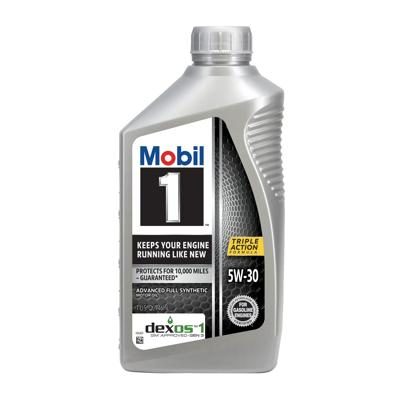 Mobil Advanced Motor Oil 5w30 Full Synthetic 1 Qt Us at NAPA (Auto)