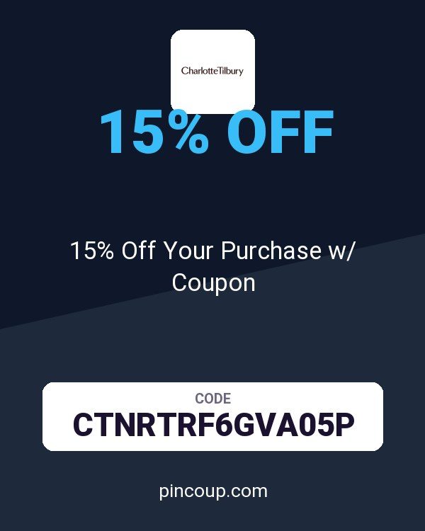 Charlotte Tilbury CA: 15% Off Your Purchase w/ Coupon