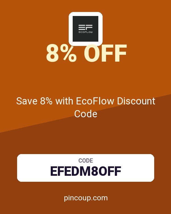 Save 8% with EcoFlow Discount Code