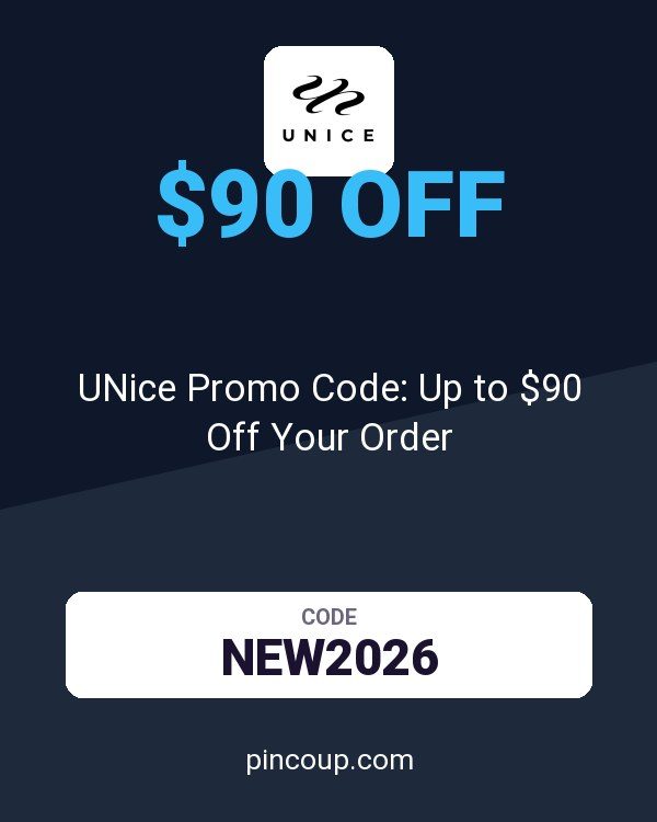 UNice Promo Code: Up to $90 Off Your Order