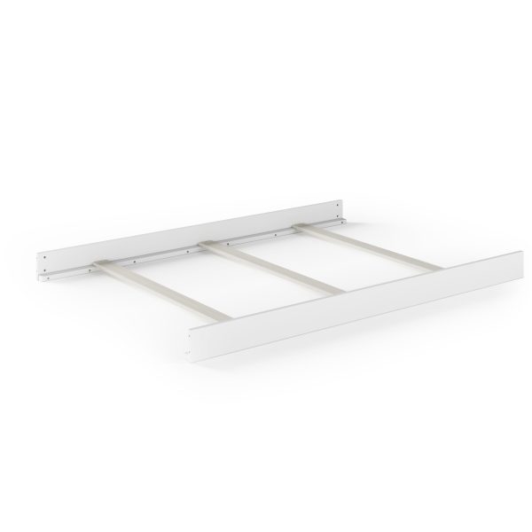 F06454 - Full-Size Bed Rails, Matte White at Halo Sleep
