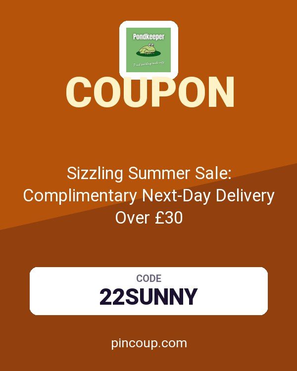 Pondkeeper coupon: Sizzling Summer Sale: Complimentary Next-Day Delivery Over £30
