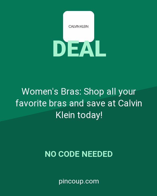 Women's Bras: Shop all your favorite bras and save at Calvin Klein today!