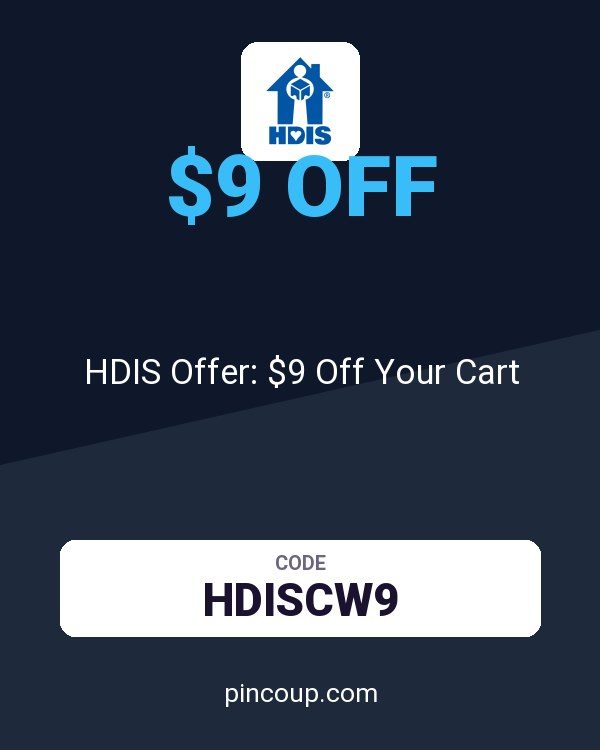HDIS Offer: $9 Off Your Cart