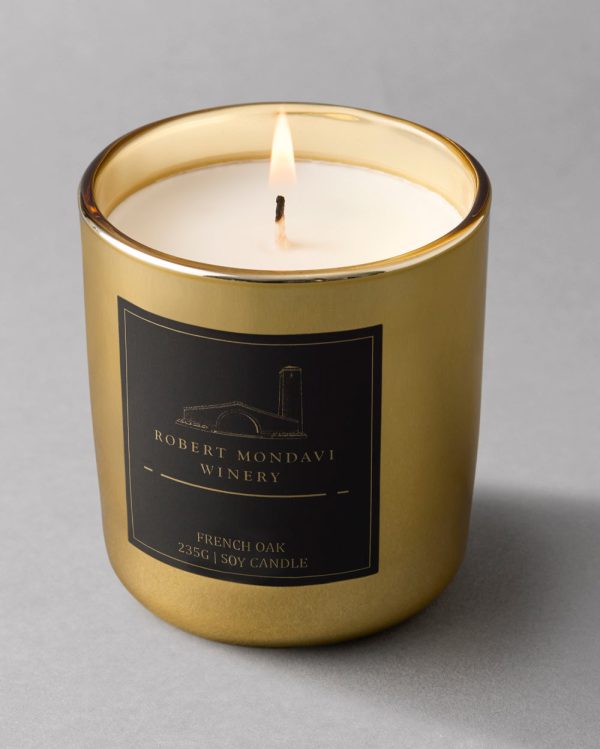 Gold Vessel Candle French Oak at Robert Mondavi Winery