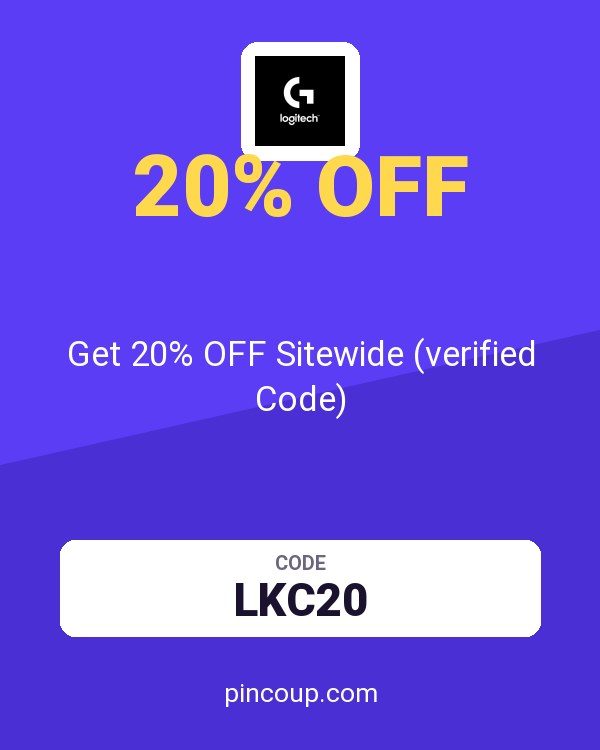 Logitech G coupon: Get 20% OFF Sitewide (verified Code)