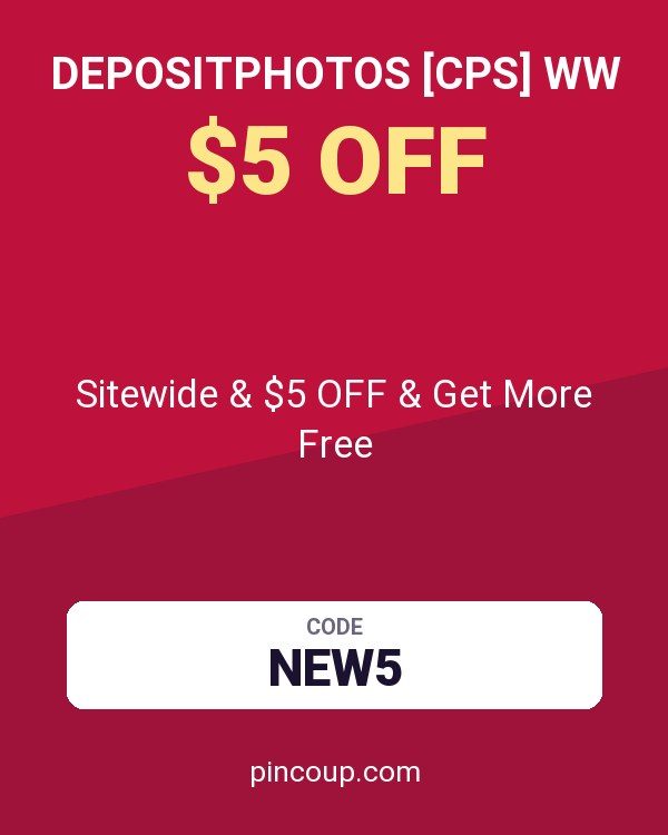 Depositphotos [CPS] WW coupon: Sitewide & $5 OFF & Get More Free