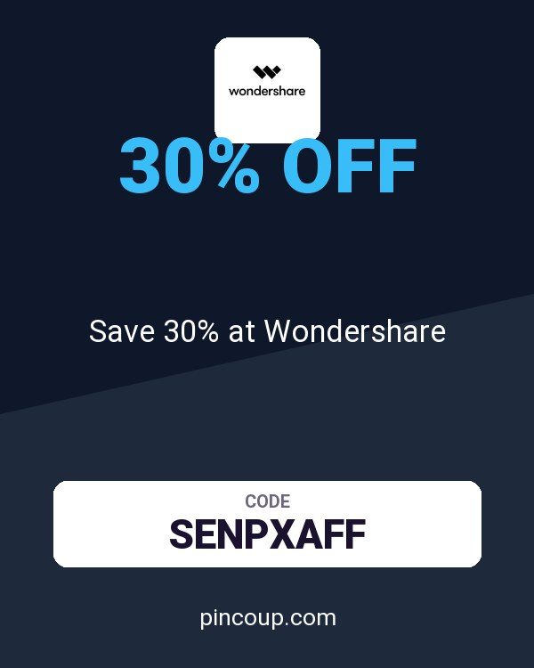 Wondershare Software coupon: Save 30% at Wondershare