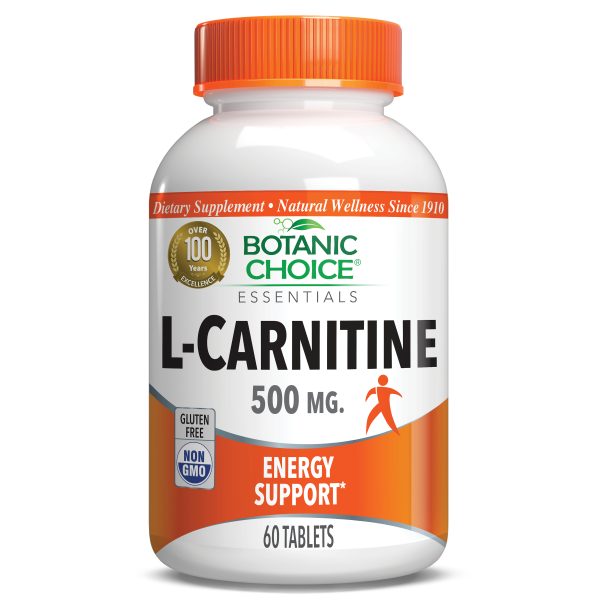 L-Carnitine - Amino Acids Supplement - 60 Tablets at Botanic Choice