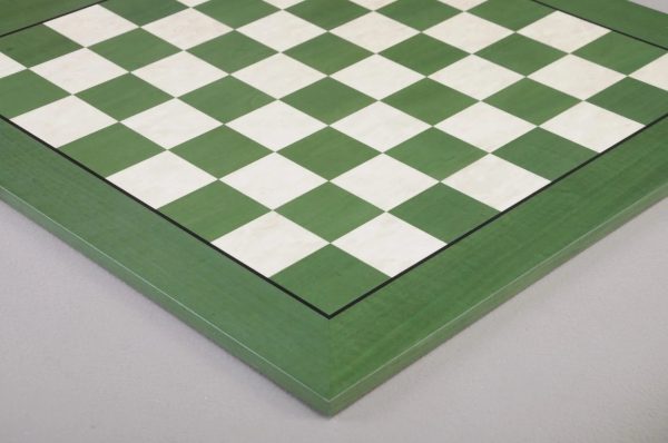 CLEARANCE - Greenwood and Maple Classic Traditional Chess Board - 2.5" Squares - Satin Finish at House of Staunton