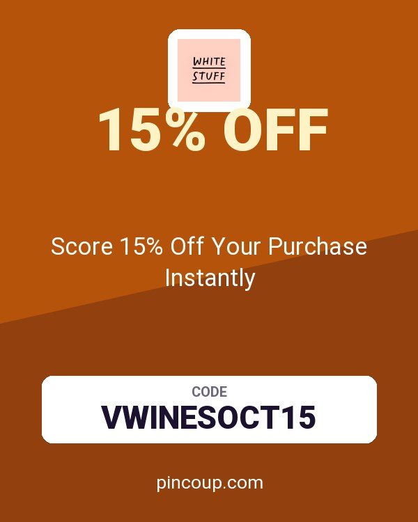 White Stuff DE coupon: Score 15% Off Your Purchase Instantly