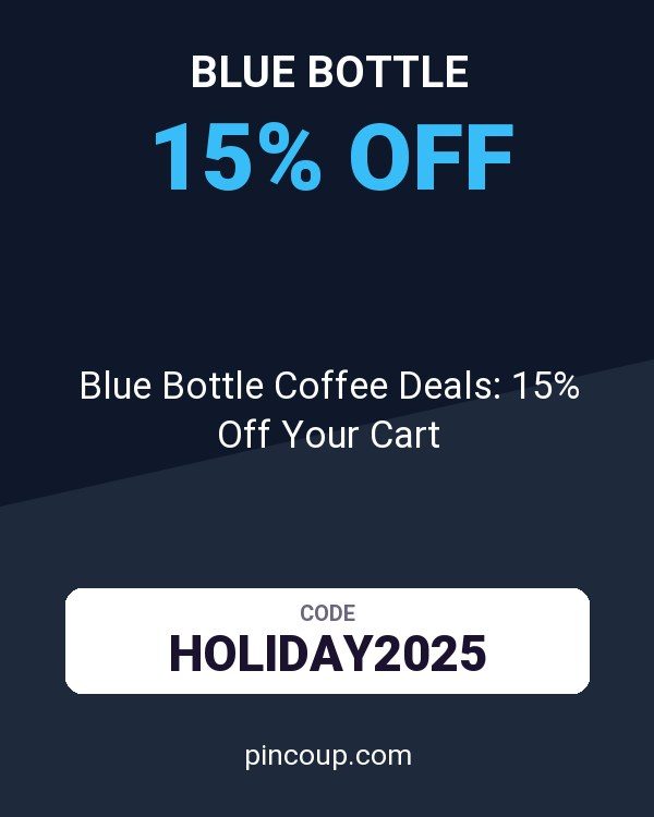 Blue Bottle Coffee Deals: 15% Off Your Cart