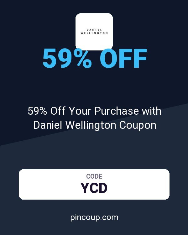 59% Off Your Purchase with Daniel Wellington Coupon