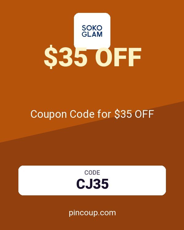 Soko Glam: Coupon Code for $35 OFF