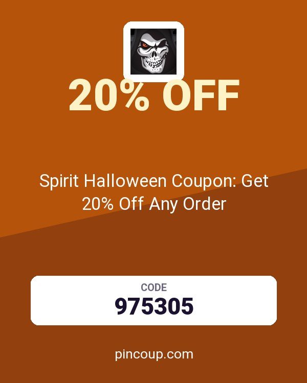 SpiritHalloween.com: Spirit Halloween Coupon: Get 20% Off Any Order